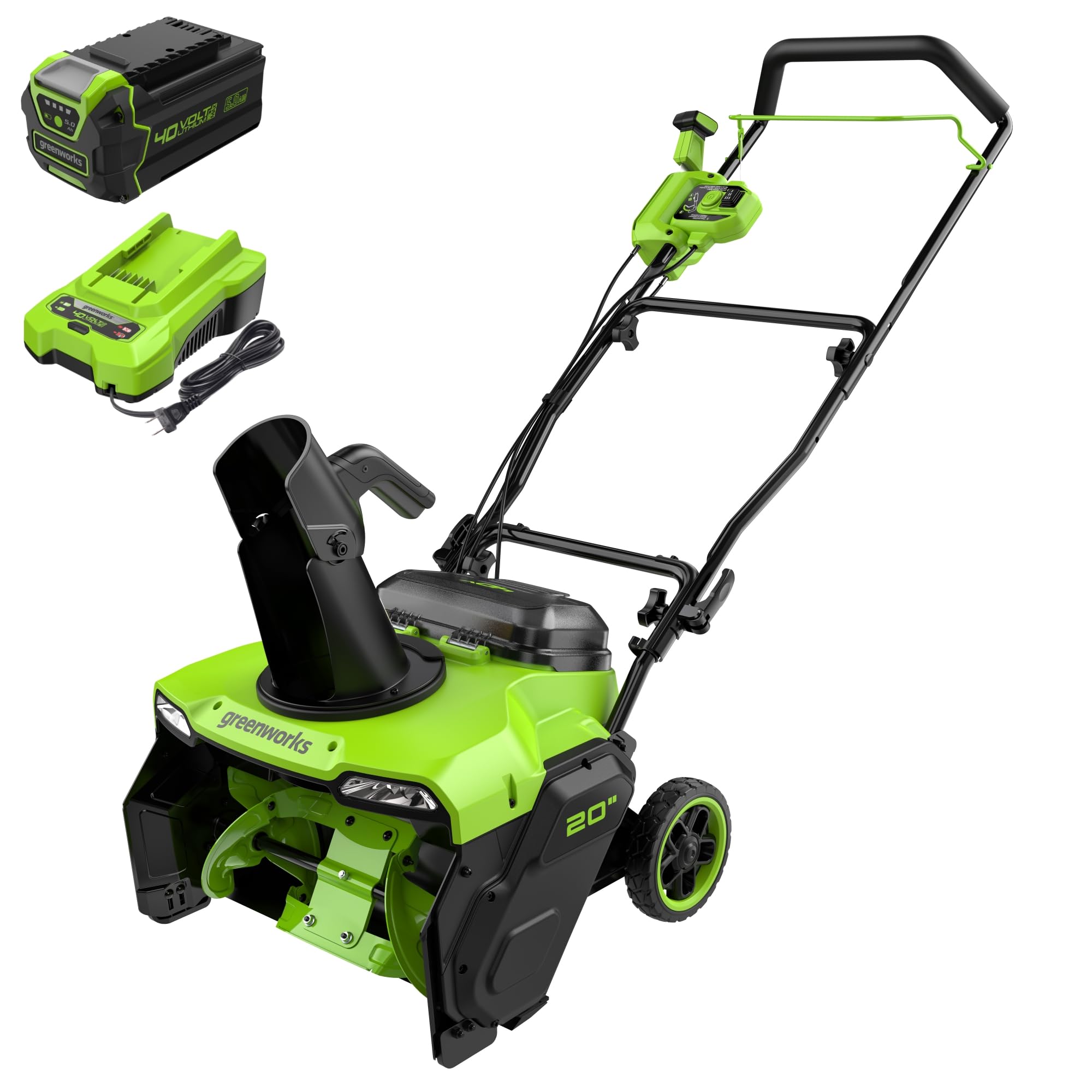 noa2021さま 専用 ウィンターグリーン2 Amazon.com : Greenworks 40V 20'' Snow Thrower 5Ah Battery : Patio